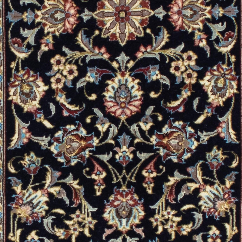 Tapis de couloir Tapis persan - Ghom - 200 x 52 cm - vert