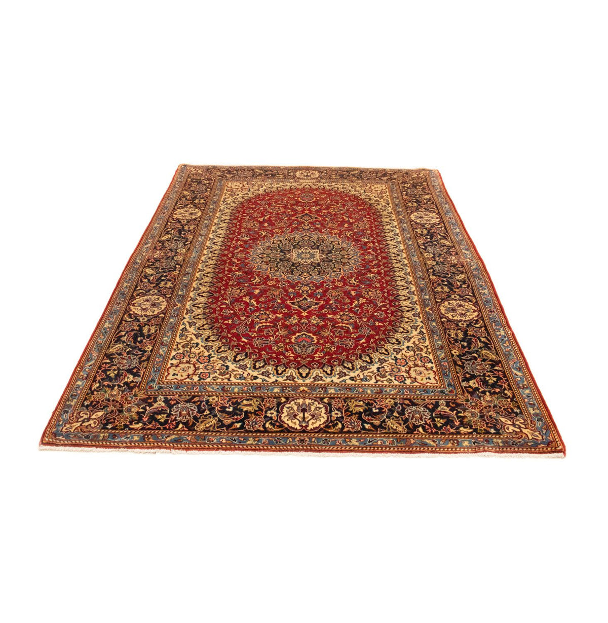 Tapis persan - Keshan - 218 x 140 cm - rouge