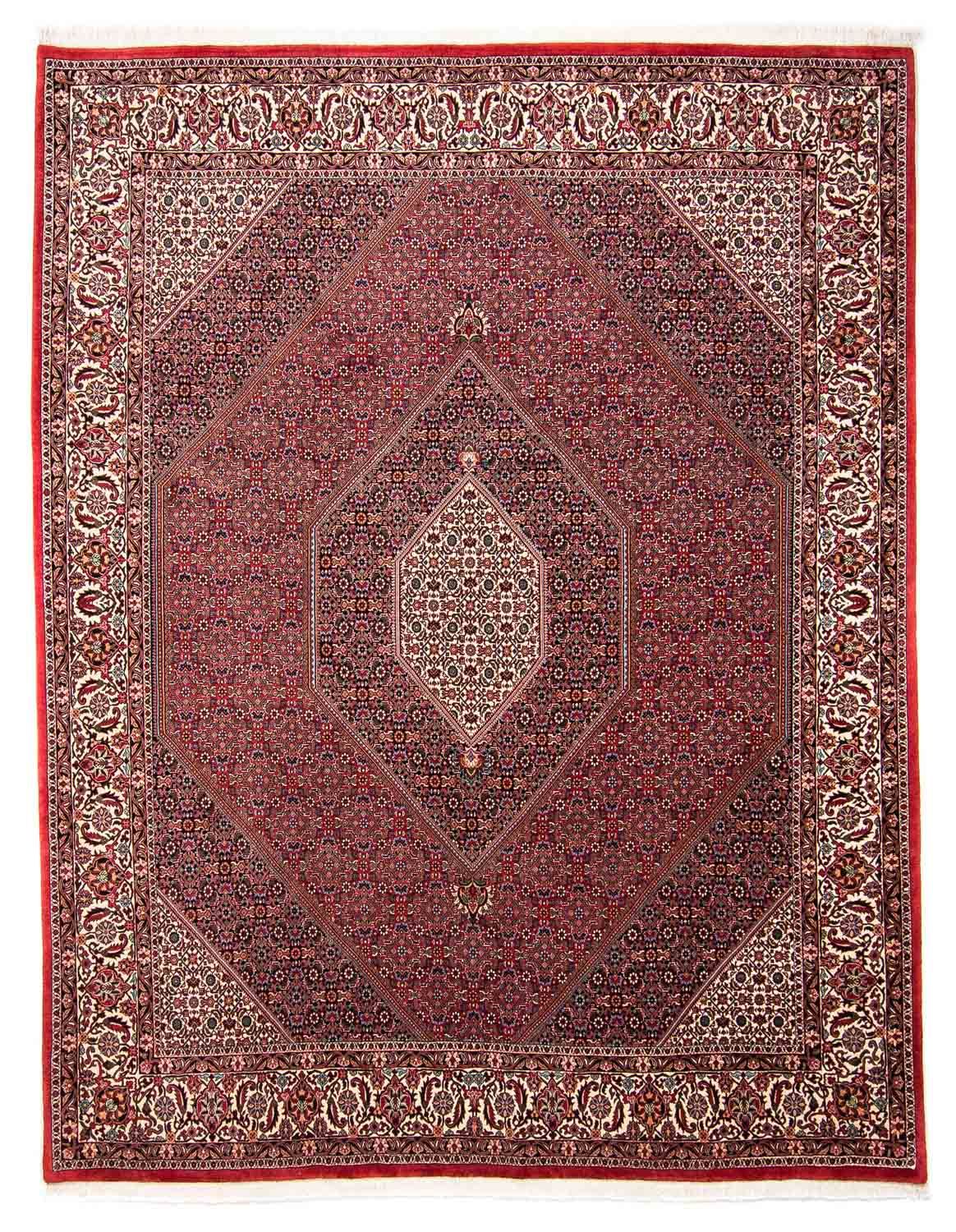 Tapis persan - Bidjar - 298 x 258 cm - rouge