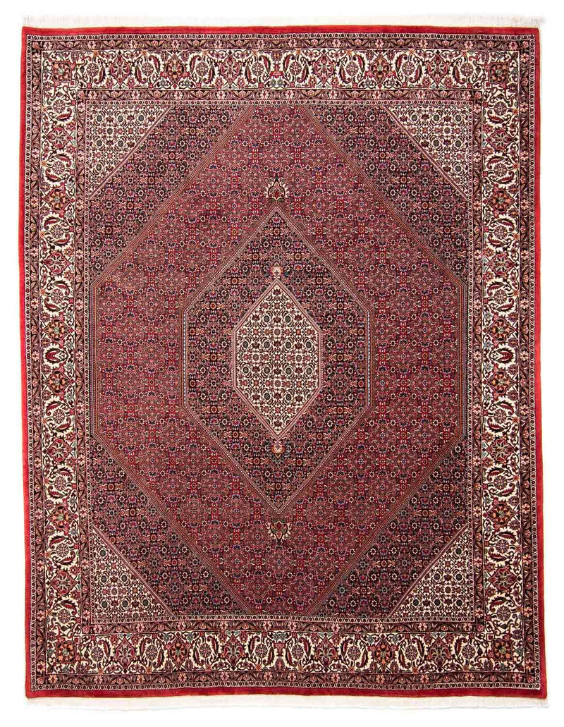 Tapis persan - Bidjar - 298 x 258 cm - rouge