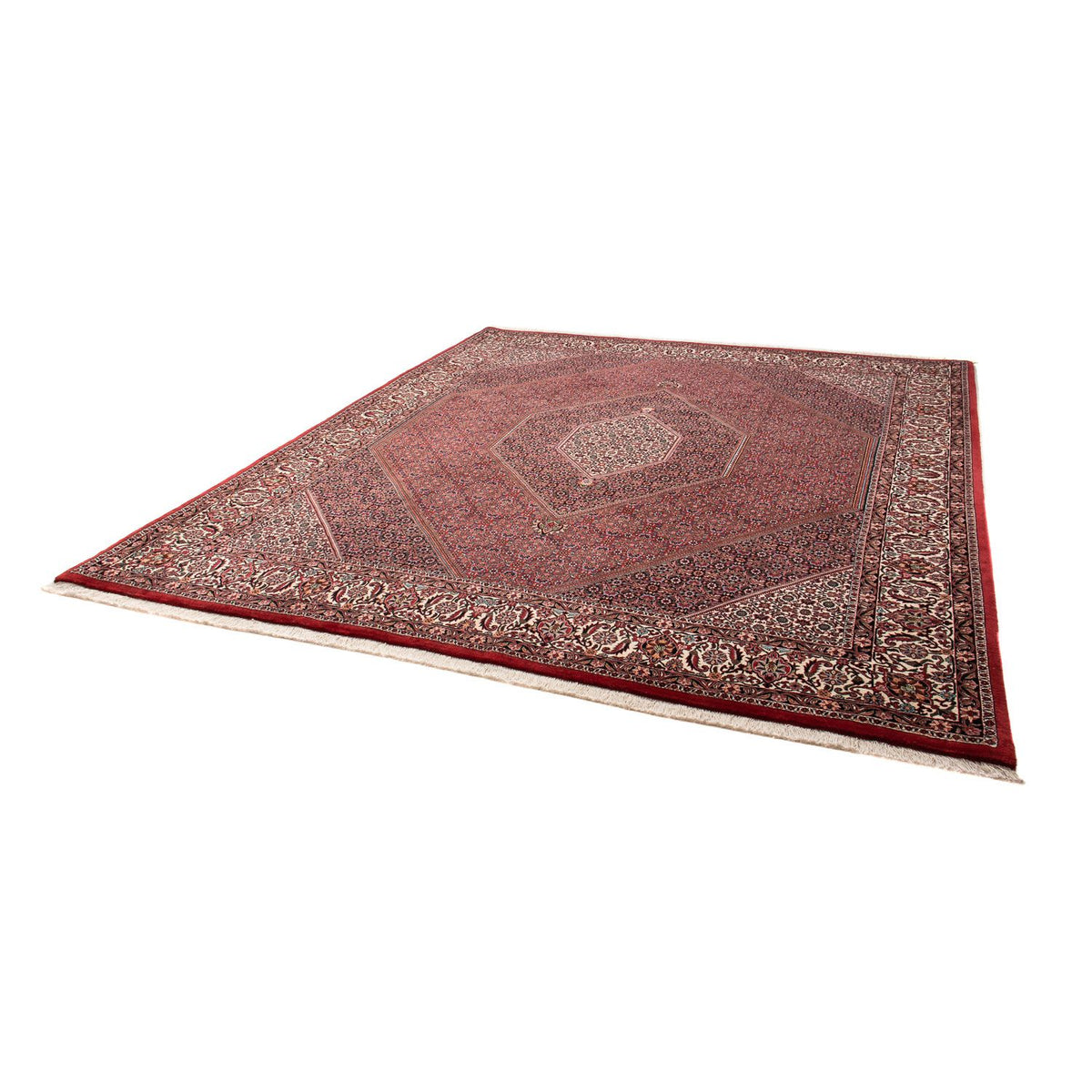 Tapis persan - Bidjar - 298 x 258 cm - rouge