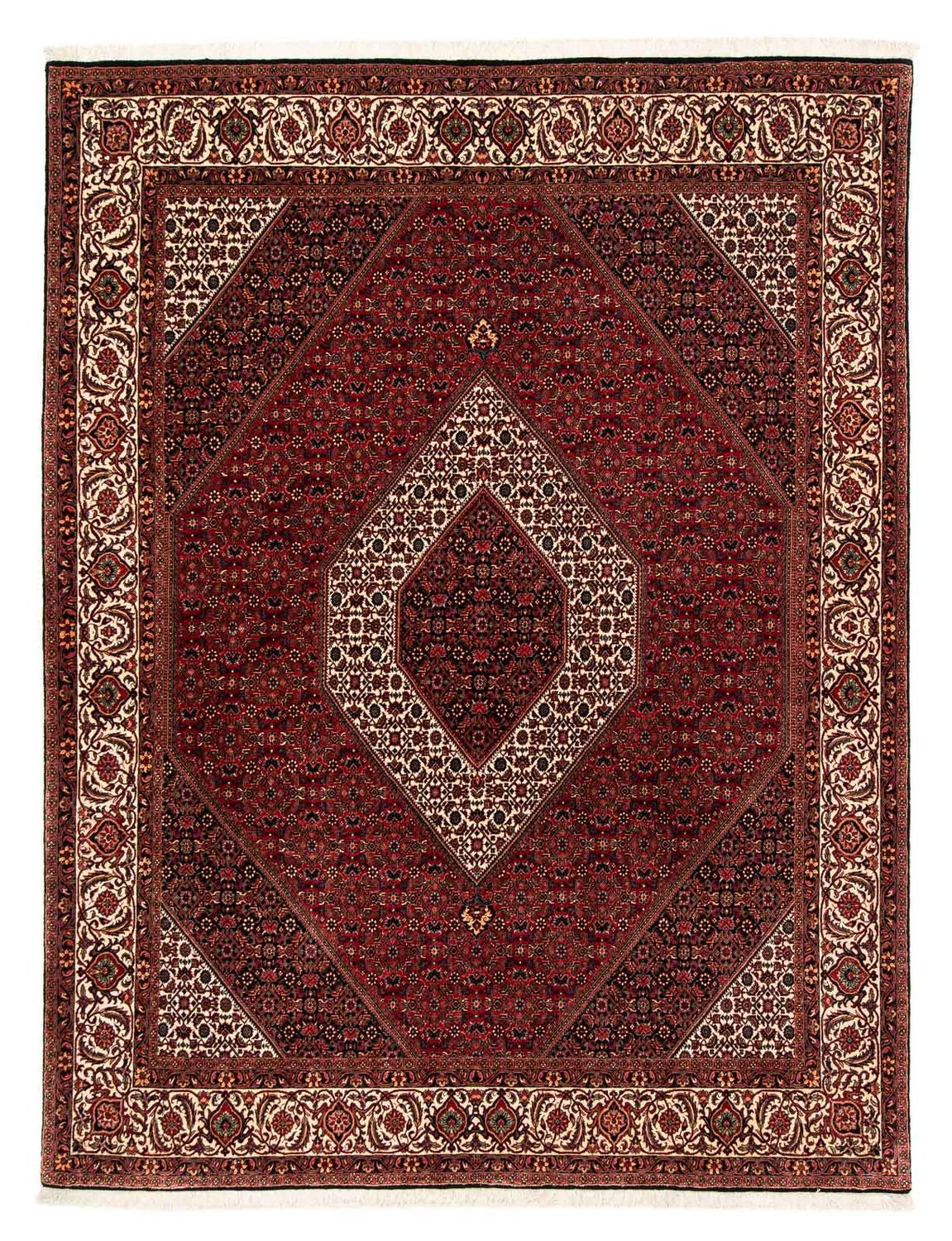 Tapis persan - Bidjar - 250 x 200 cm - rouge foncé