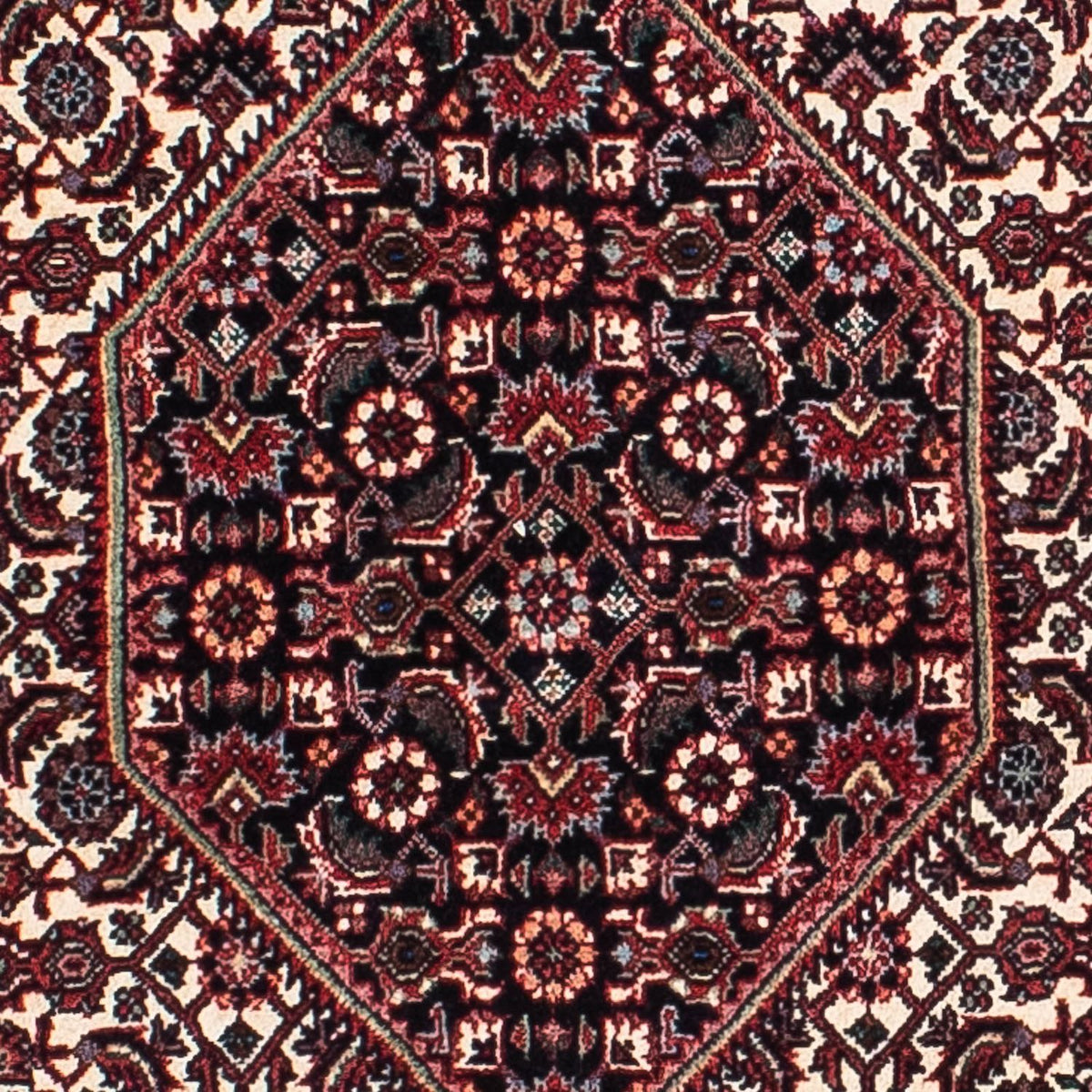 Tapis persan - Bidjar - 200 x 131 cm - bleu foncé