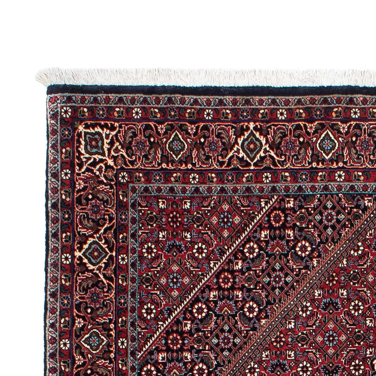 Tapis persan - Bidjar - 200 x 131 cm - bleu foncé