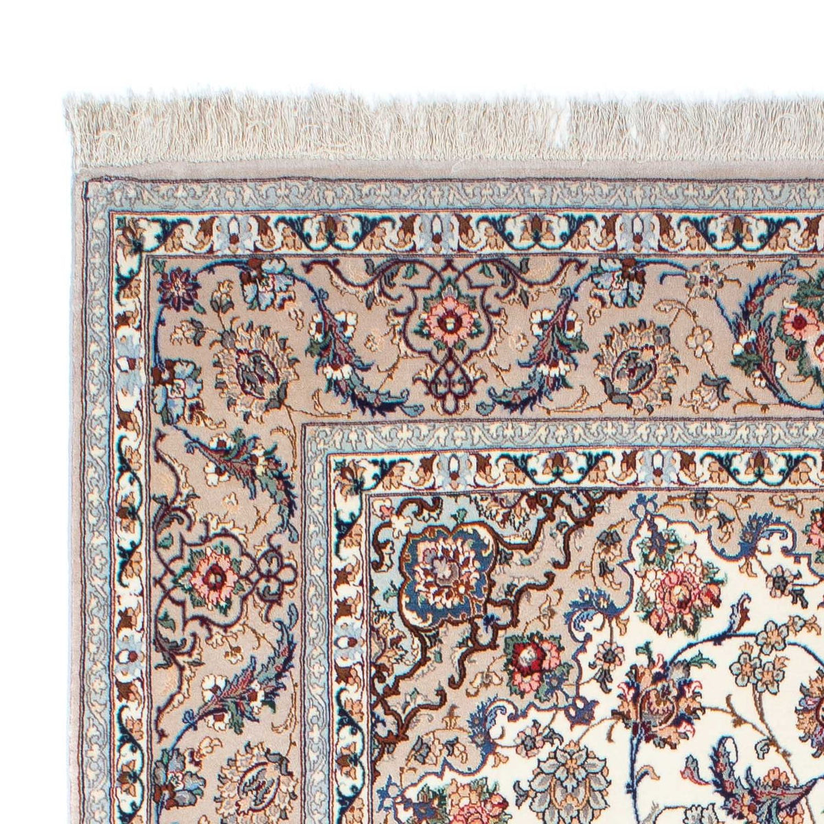 Tapis persan - Isfahan - Premium - 230 x 145 cm - beige