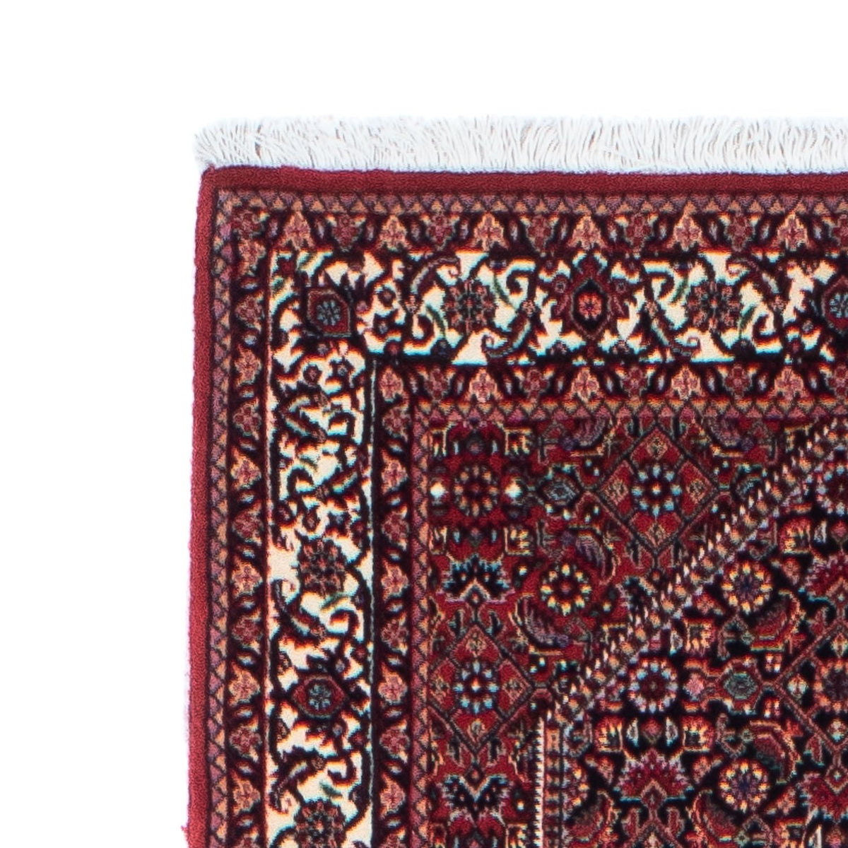 Tapis de couloir Tapis persan - Bidjar - 264 x 72 cm - rouge