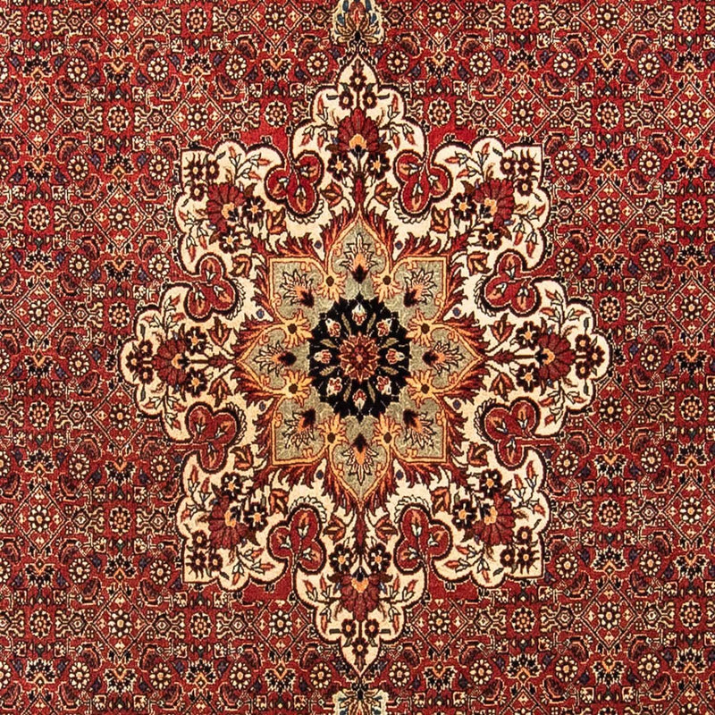 Tapis persan - Bidjar - 232 x 170 cm - rouge foncé