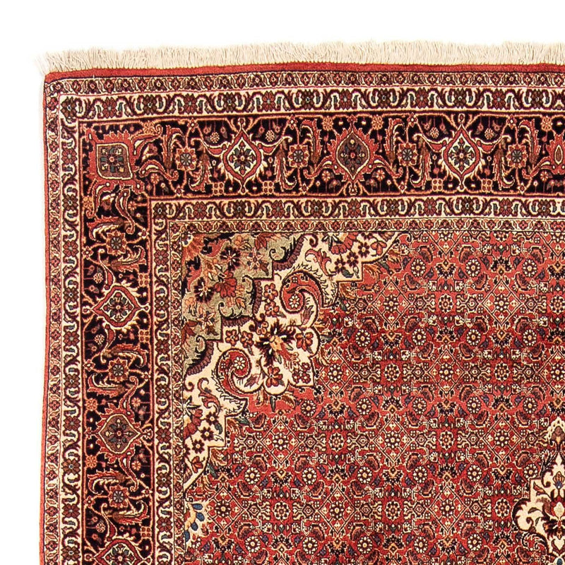 Tapis persan - Bidjar - 232 x 170 cm - rouge foncé