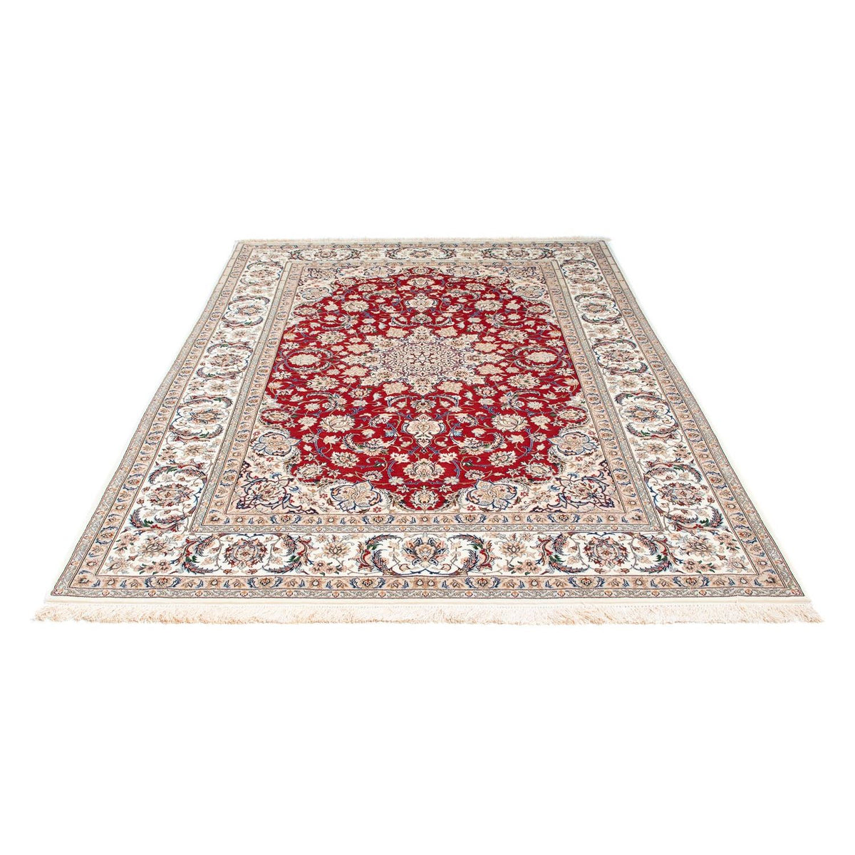 Tapis persan - Isfahan - Premium - 237 x 162 cm - rouge