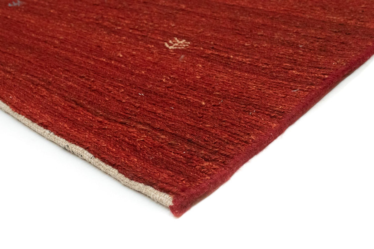 Tapis Gabbeh - Persan - 189 x 152 cm - rouge