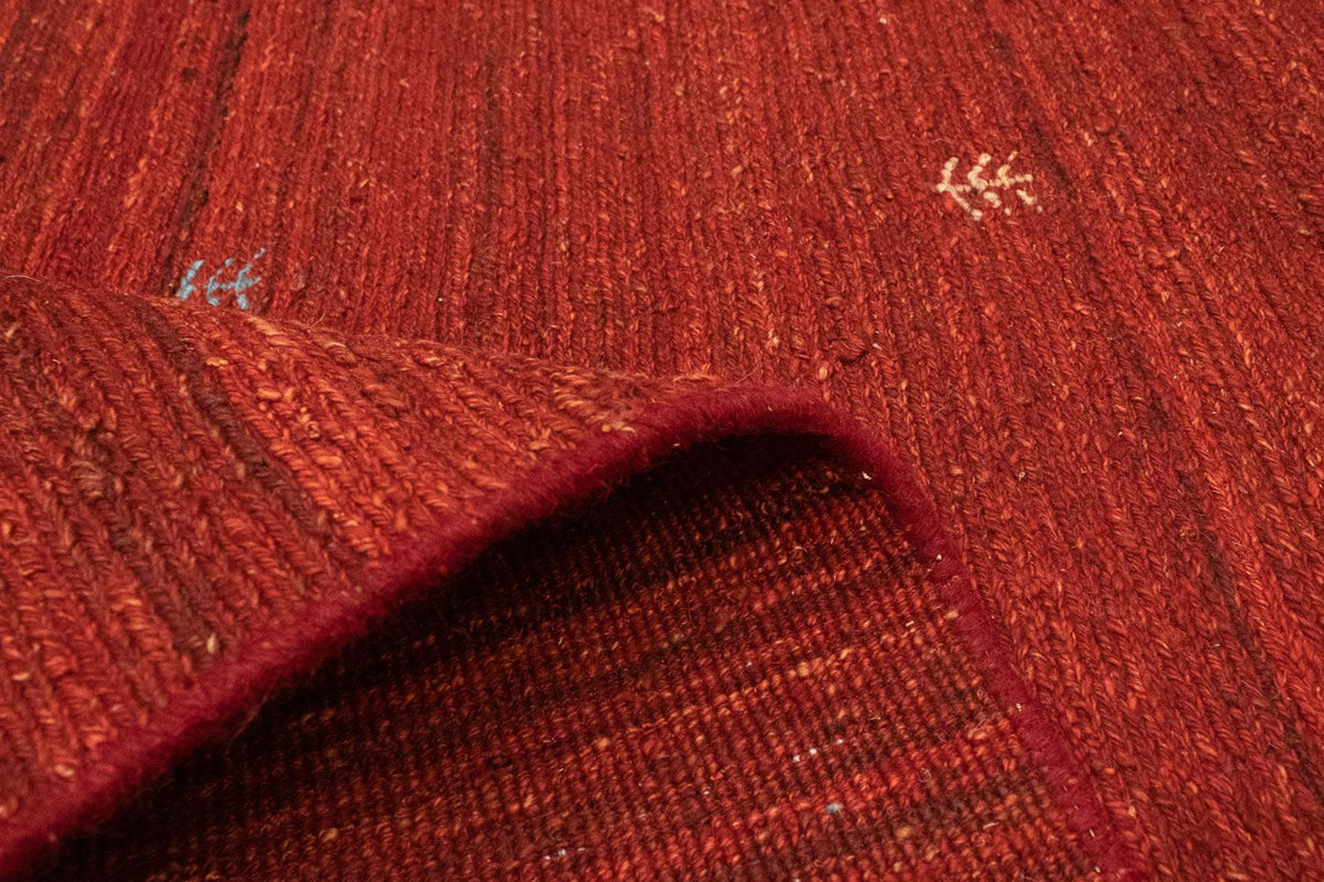 Tapis Gabbeh - Persan - 189 x 152 cm - rouge