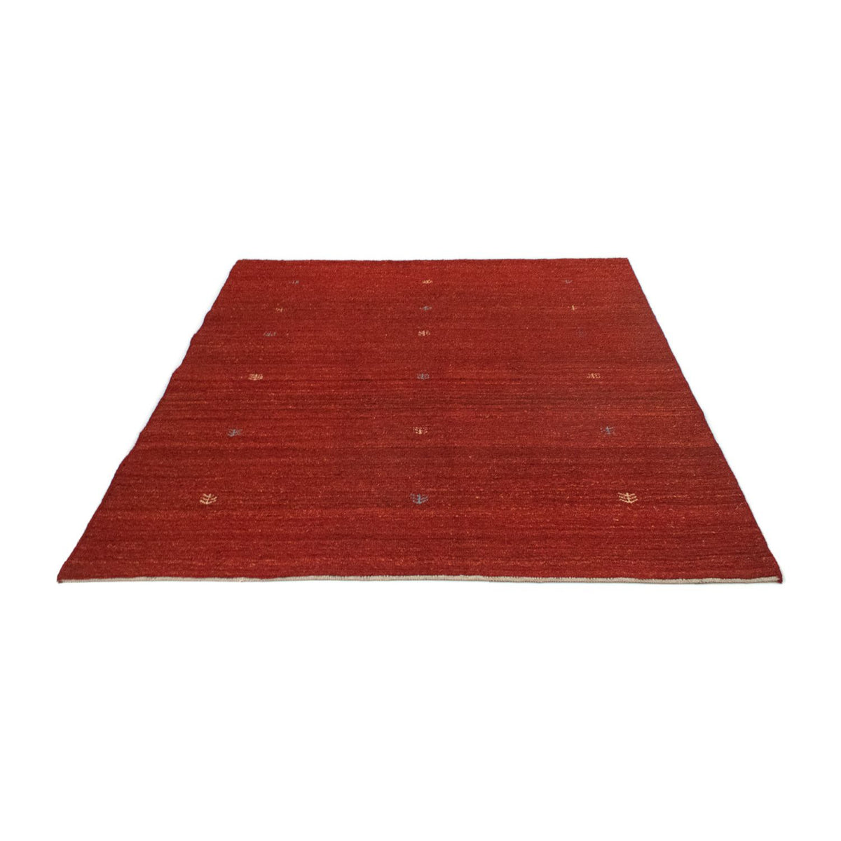 Tapis Gabbeh - Persan - 189 x 152 cm - rouge