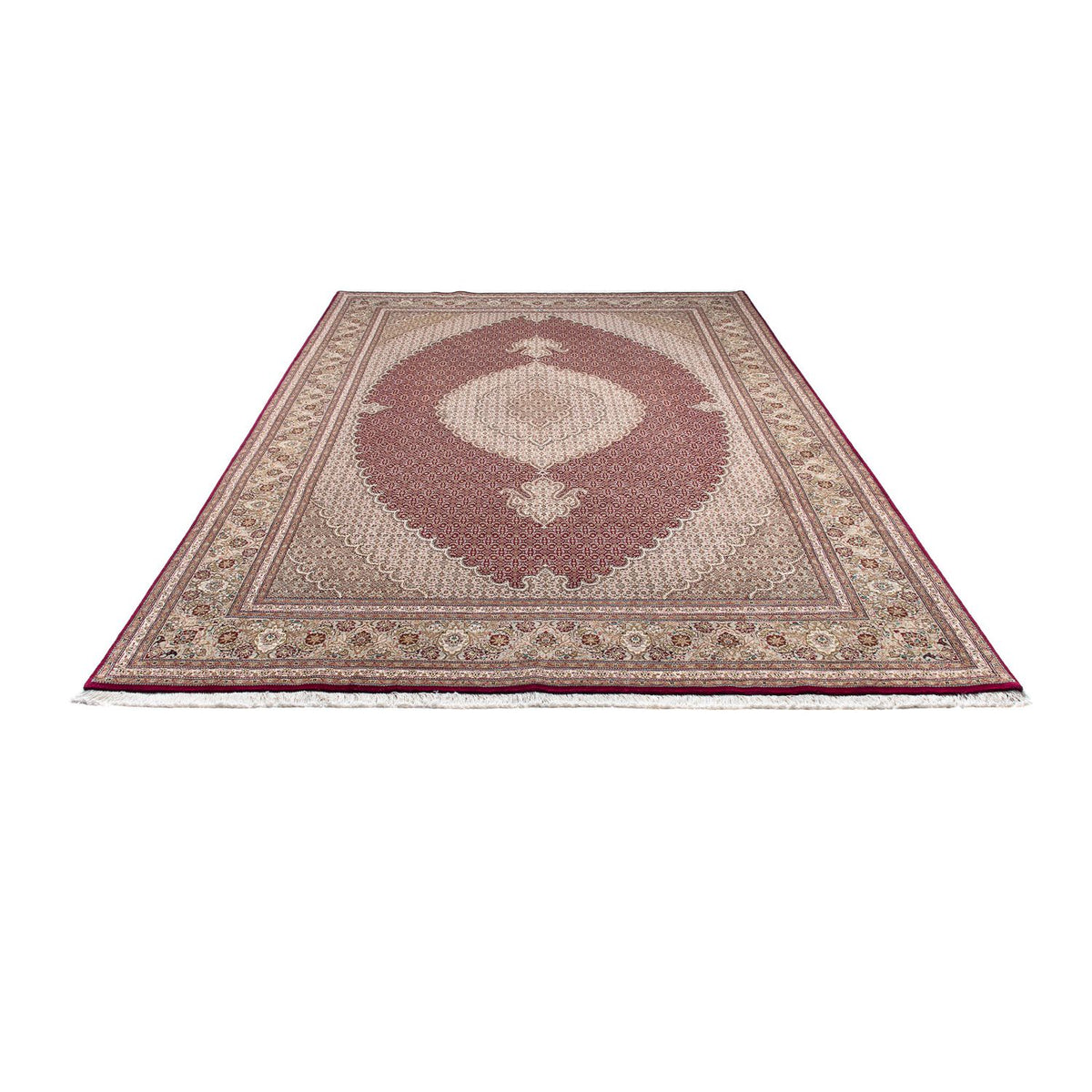 Tapis persan - Tabriz - 308 x 200 cm - rouge foncé