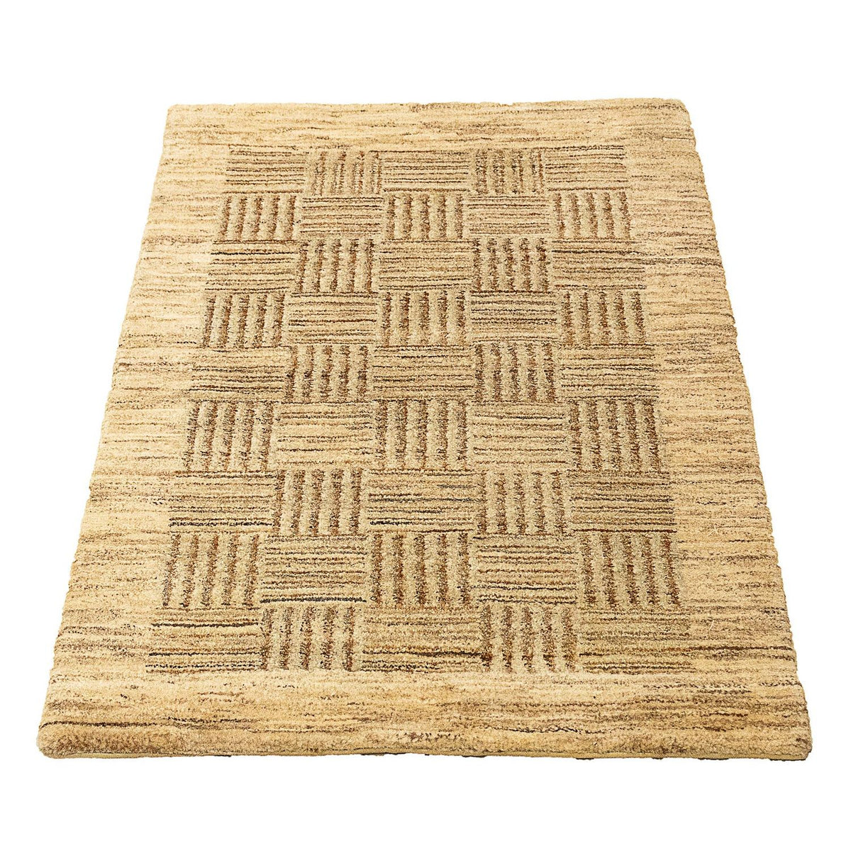 Tapis Gabbeh - Indus - 94 x 60 cm - multicolore