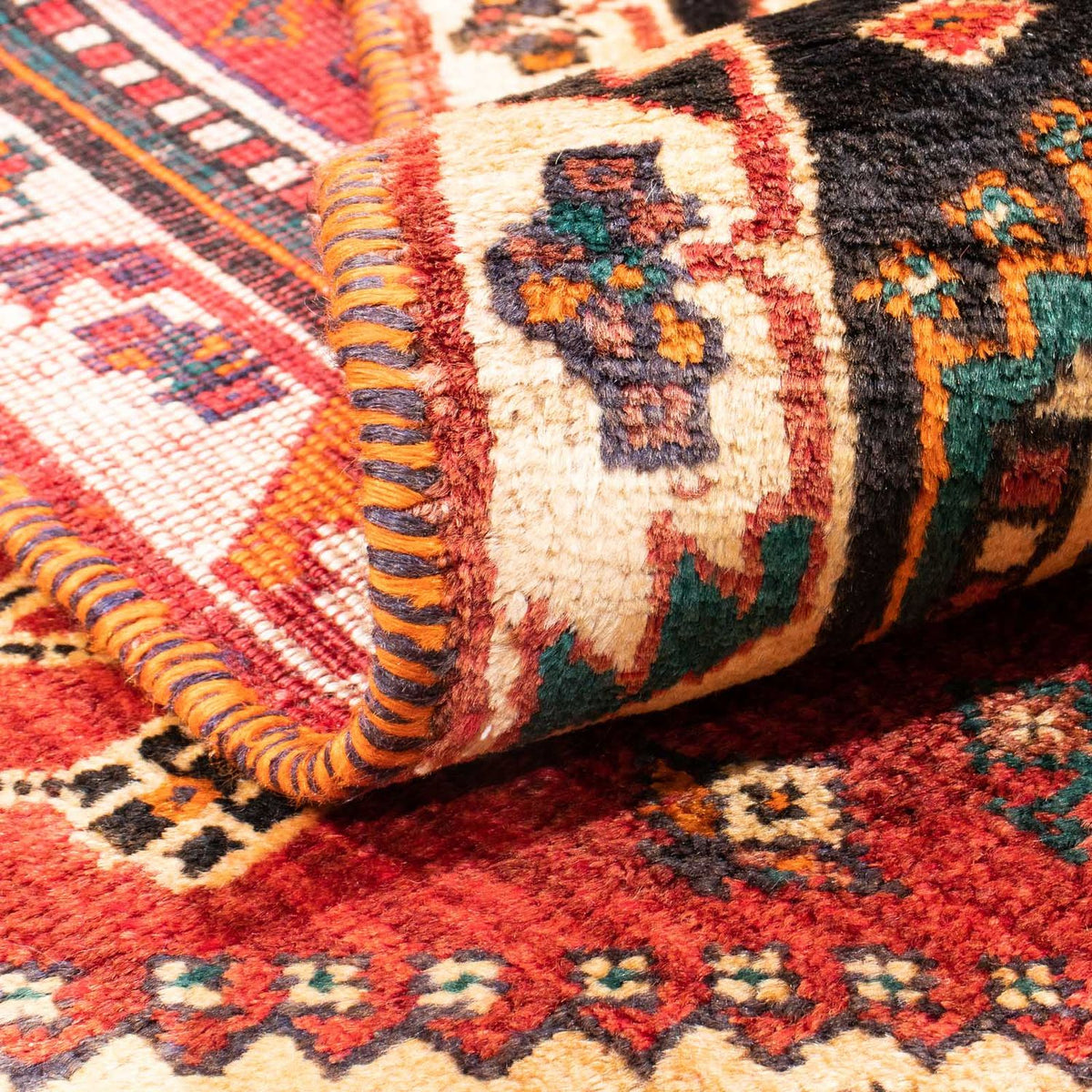 Tapis persan - Nomadic - 143 x 103 cm - rouge
