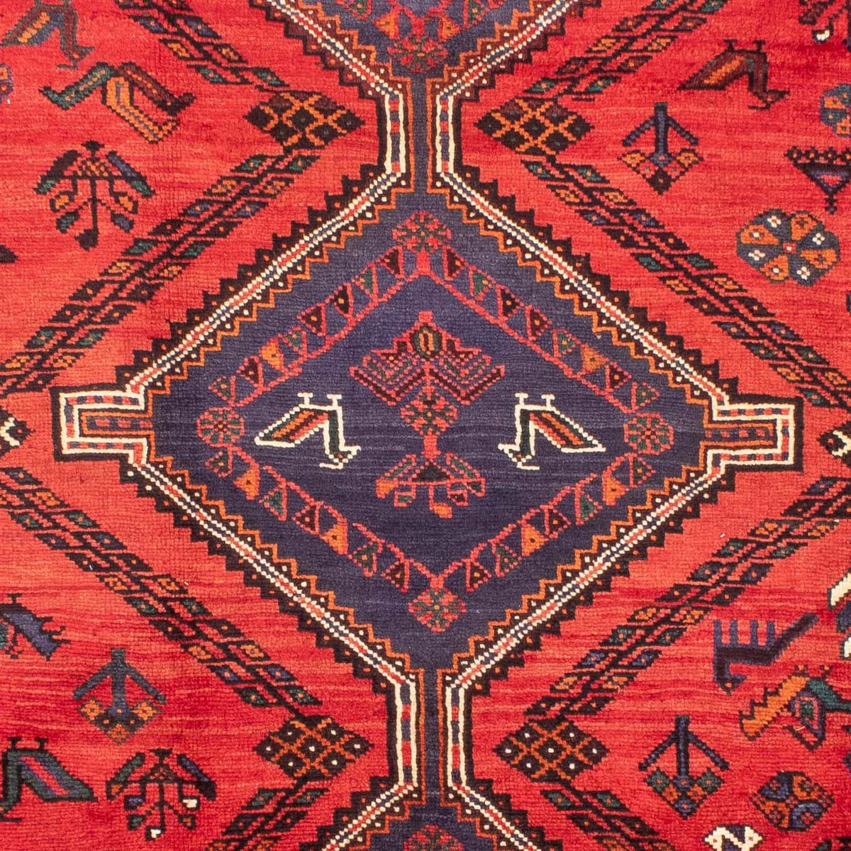 Tapis persan - Nomadic - 287 x 200 cm - rouge