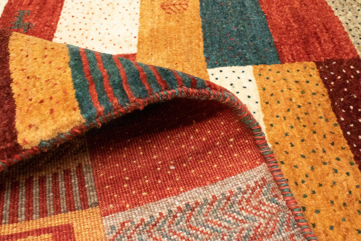 Tapis persan - Nomadic - 194 x 150 cm - multicolore