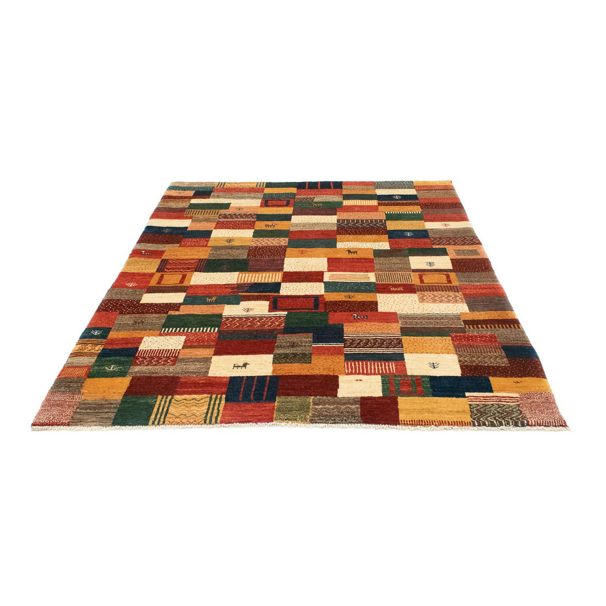 Tapis persan - Nomadic - 194 x 150 cm - multicolore
