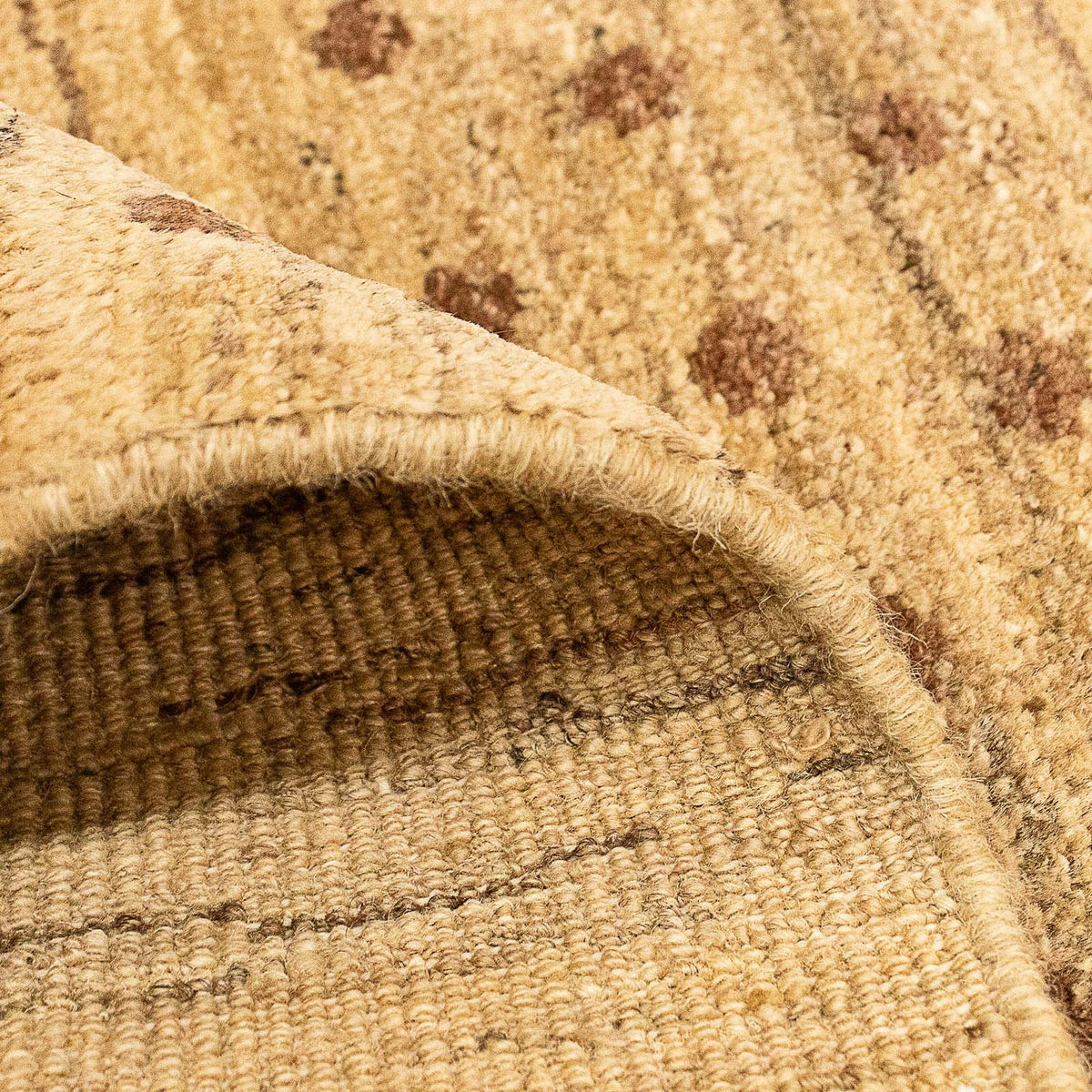 Tapis Gabbeh - Indus - 101 x 62 cm - marron clair