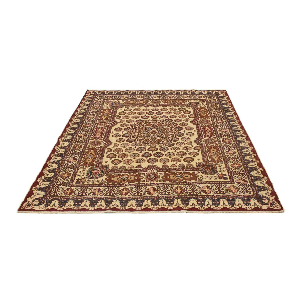 Tapis Kelim - Oriental - 185 x 148 cm - multicolore
