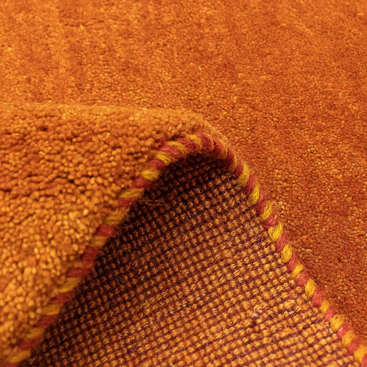 Tapis Gabbeh - Persan - 122 x 82 cm - rouille