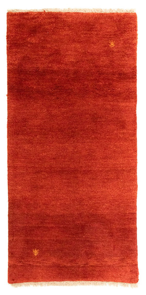 Tapis Gabbeh - Persan - 143 x 64 cm - rouge