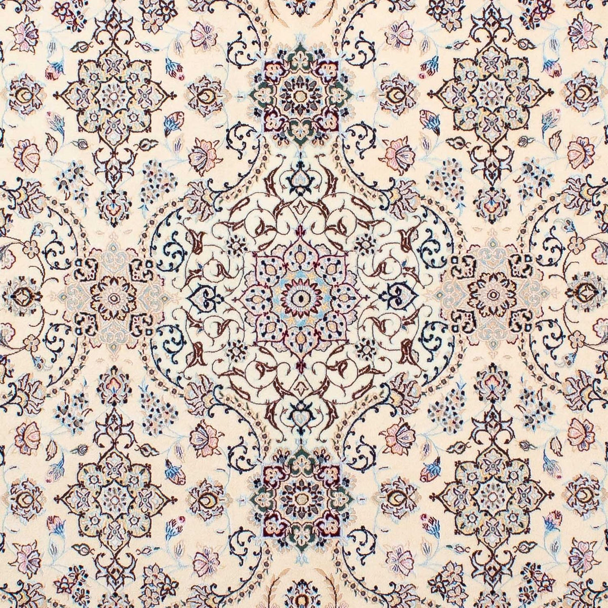 Tapis persan - Nain - Premium - 218 x 154 cm - beige