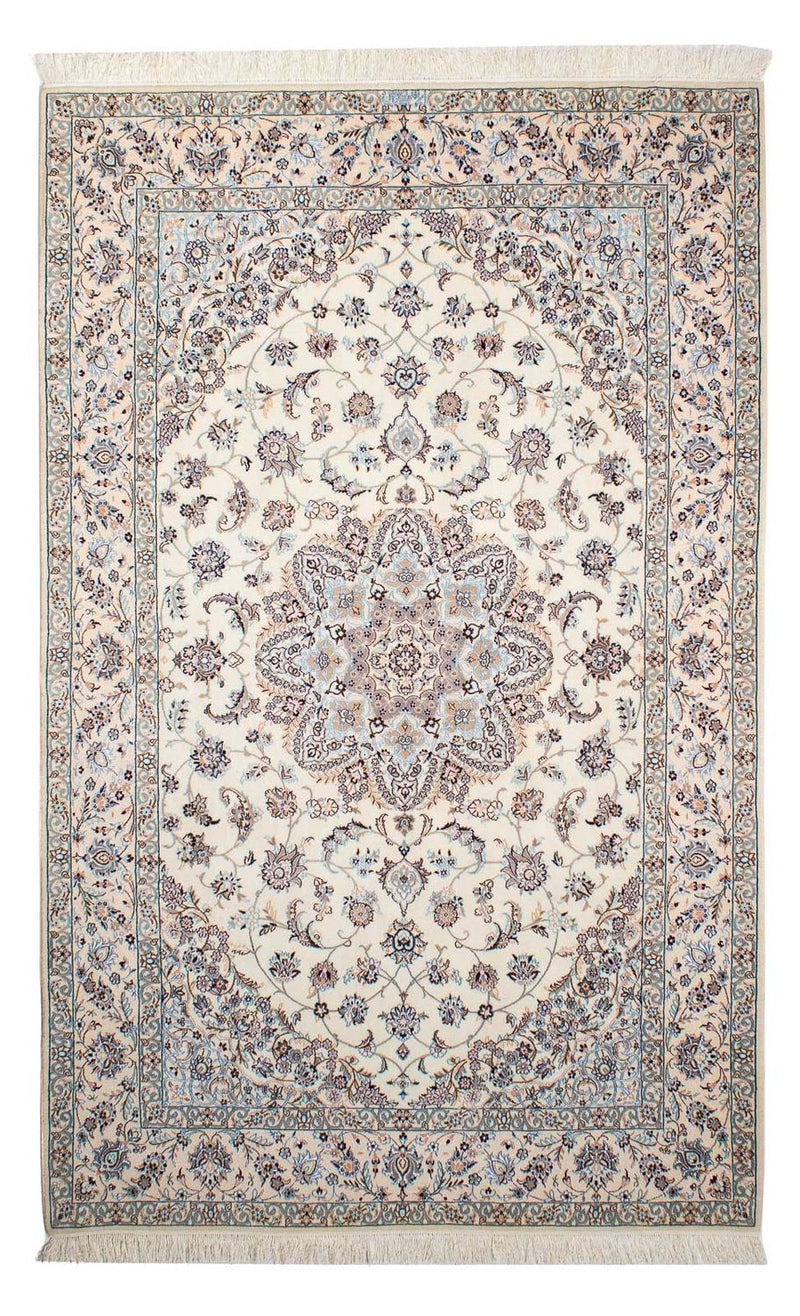 Tapis persan - Nain - Premium - 231 x 151 cm - beige