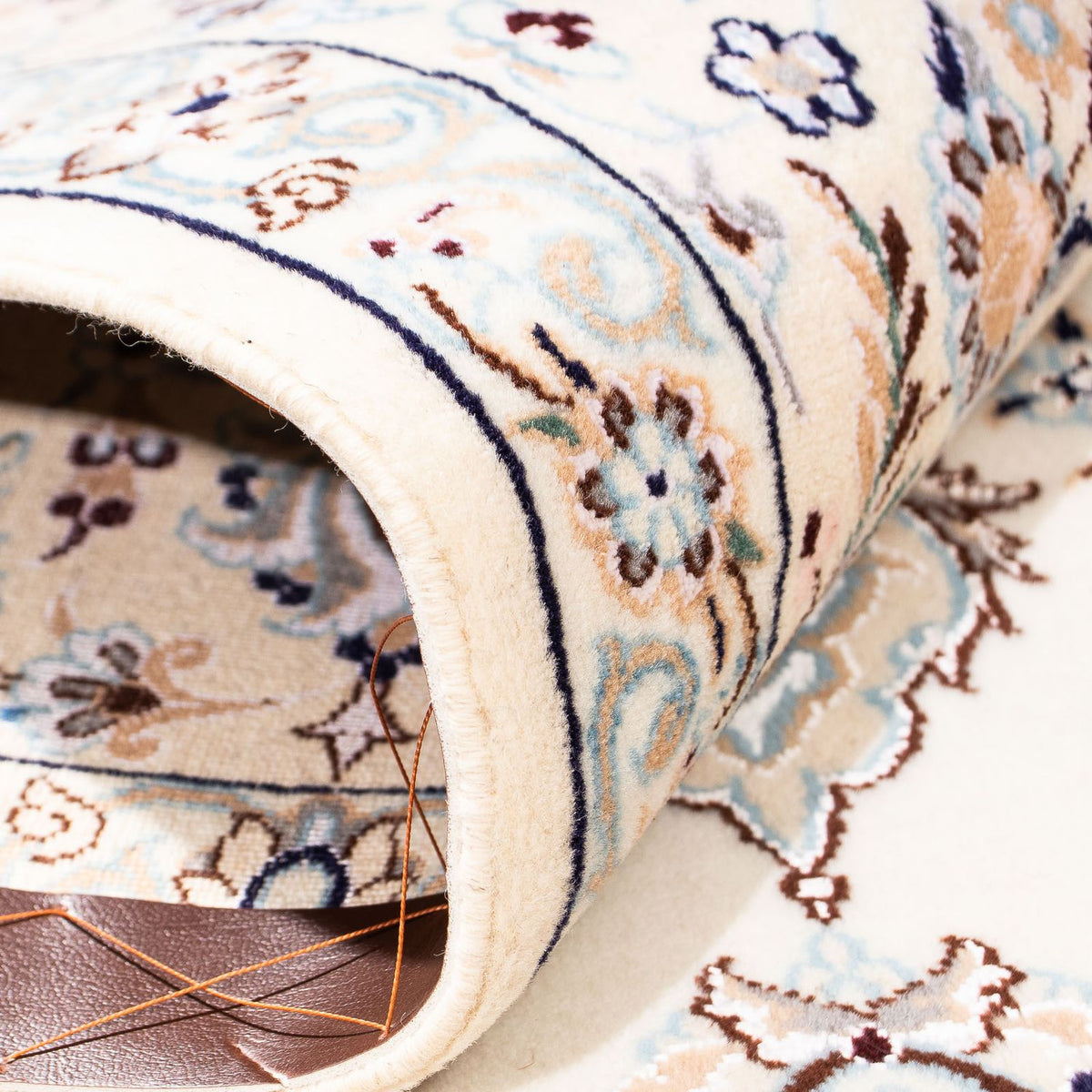 Tapis persan - Nain - Premium - 231 x 151 cm - beige