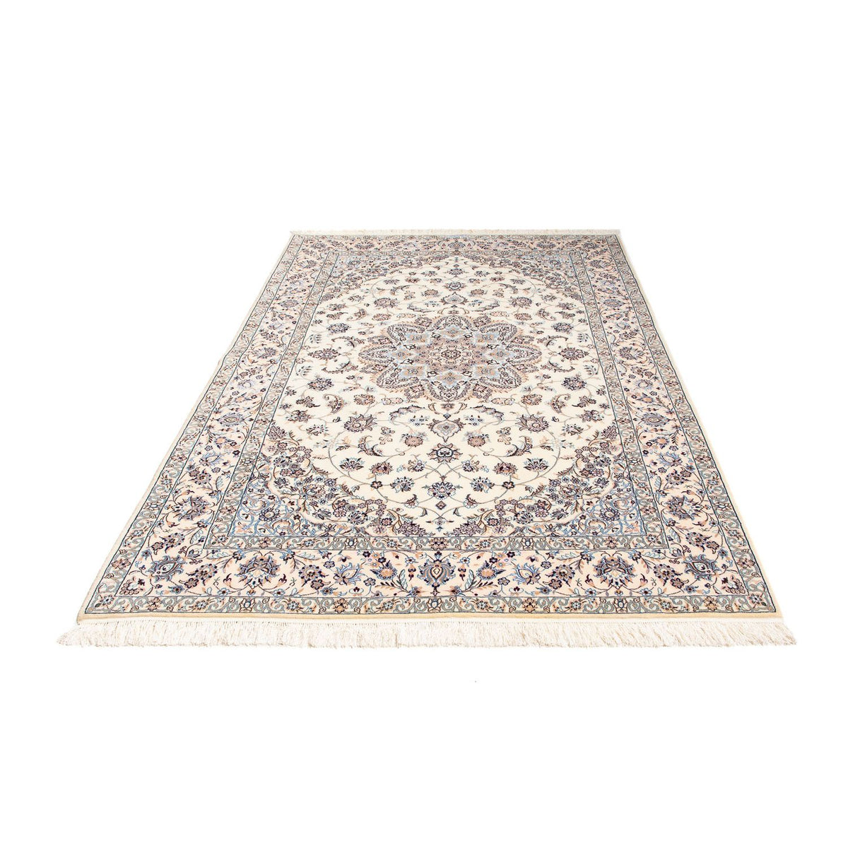Tapis persan - Nain - Premium - 231 x 151 cm - beige