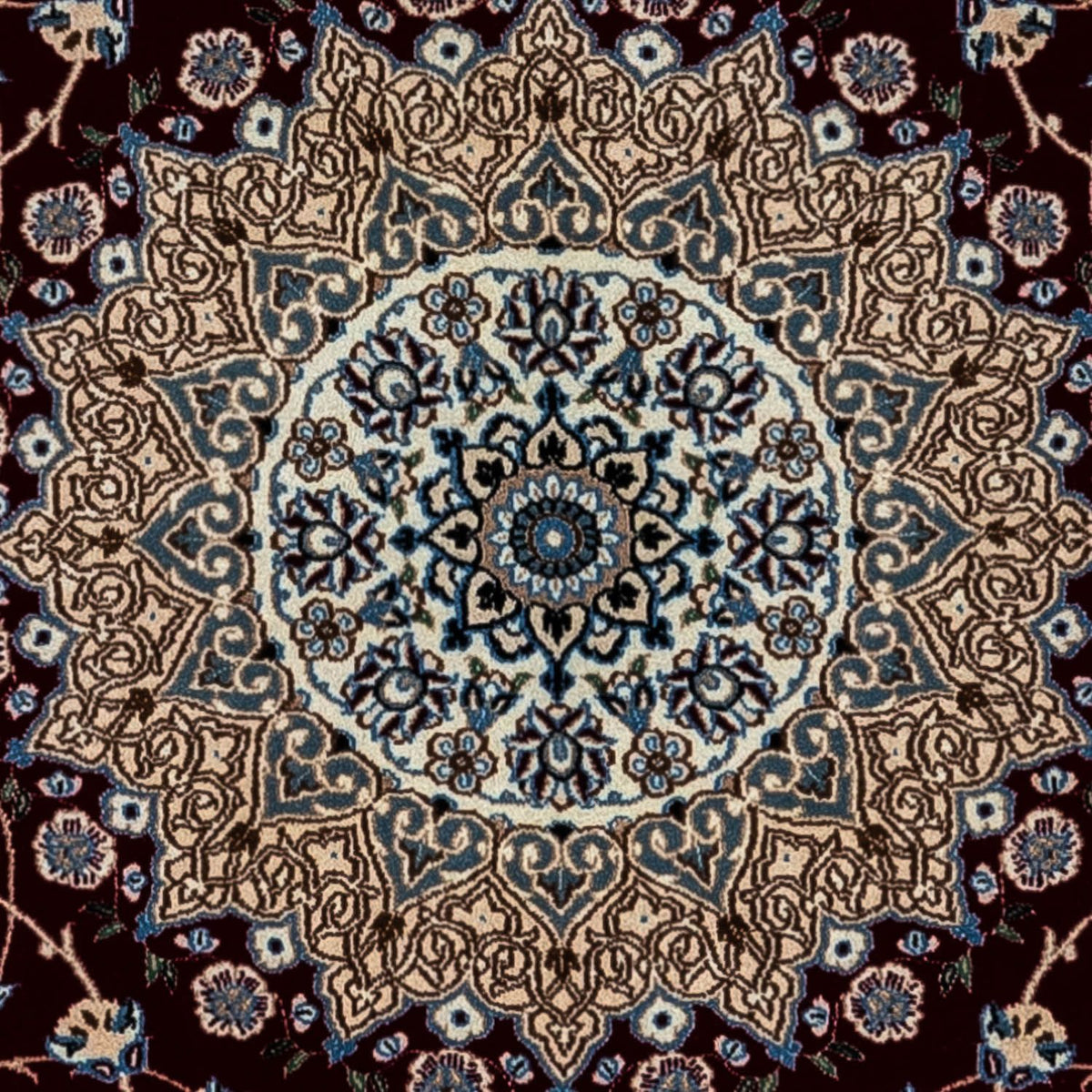 Tapis persan - Nain - Royal - 354 x 253 cm - noir