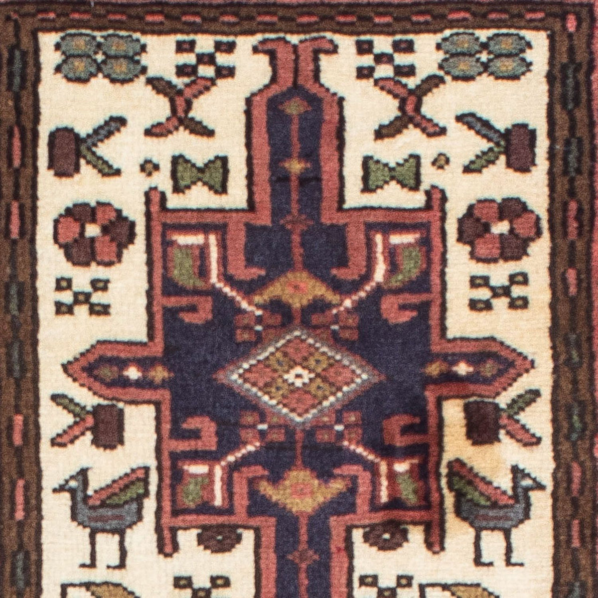 Tapis de couloir Tapis persan - Nomadic - 192 x 68 cm - beige