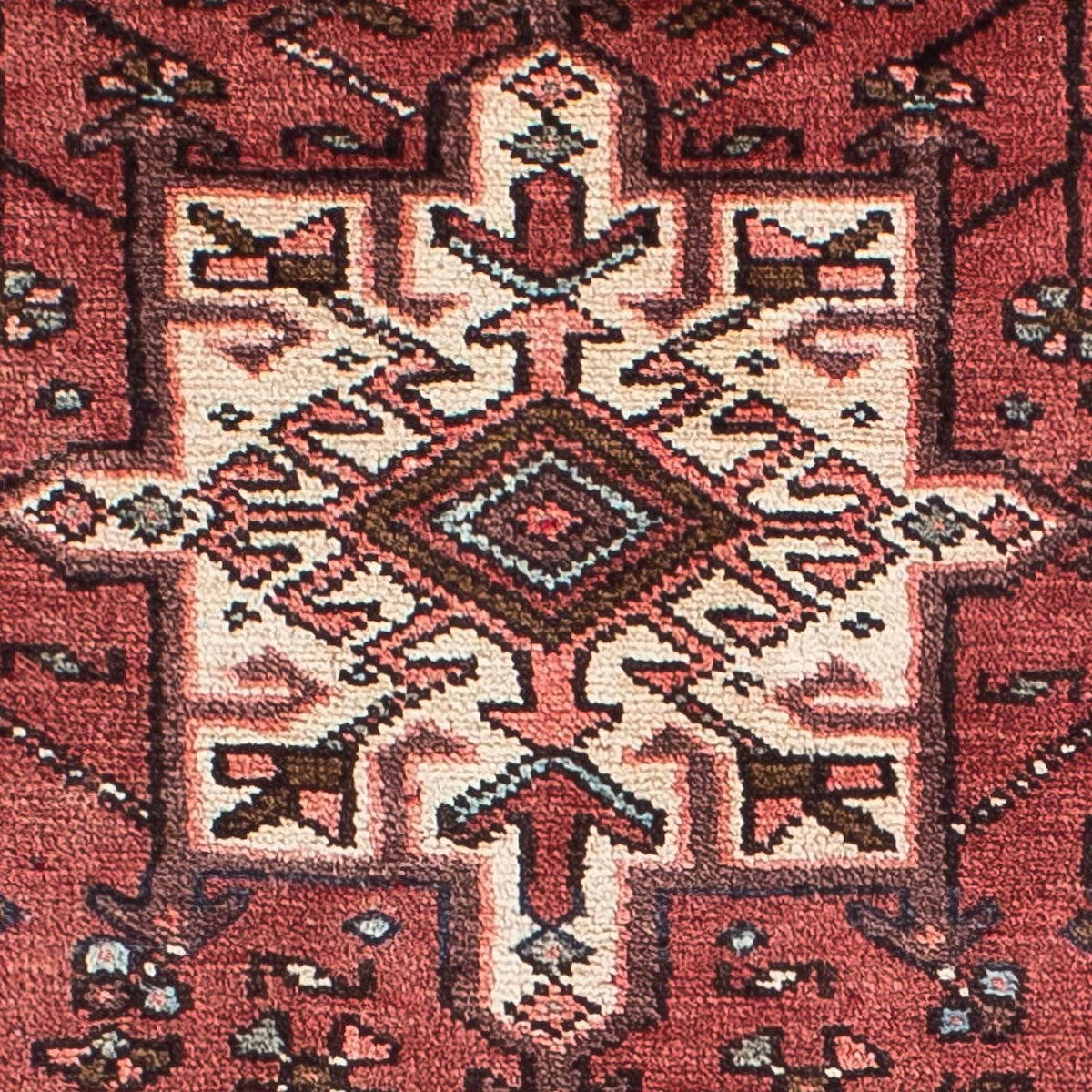 Tapis de couloir Tapis persan - Nomadic - 304 x 85 cm - rouge foncé