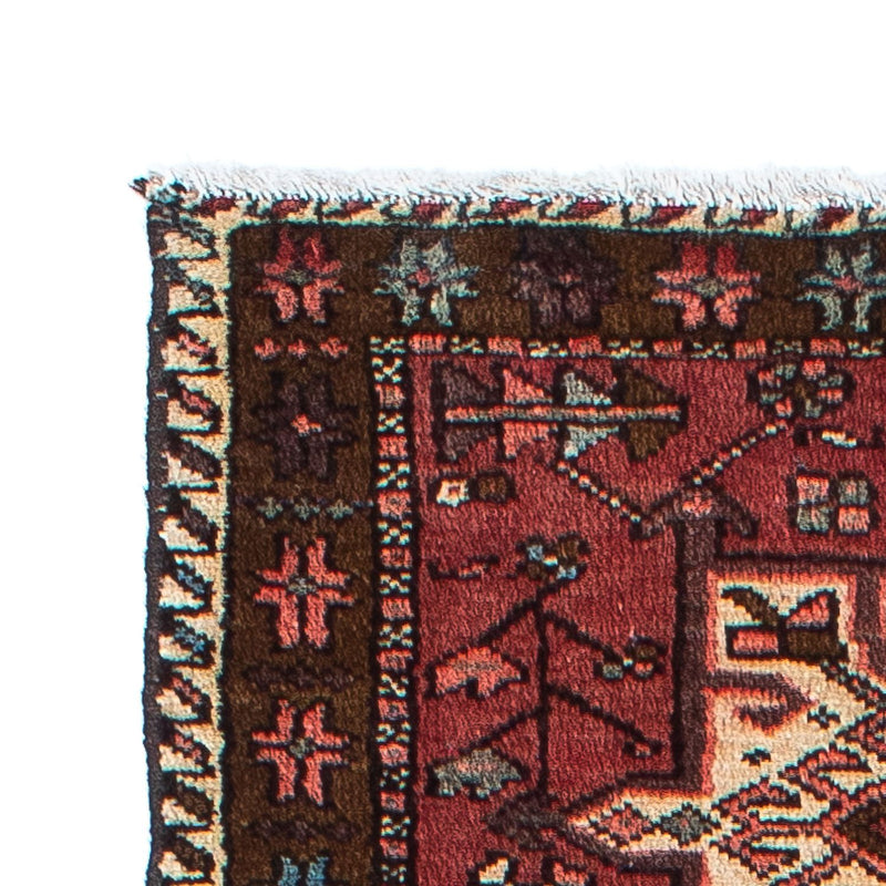 Tapis de couloir Tapis persan - Nomadic - 304 x 85 cm - rouge foncé