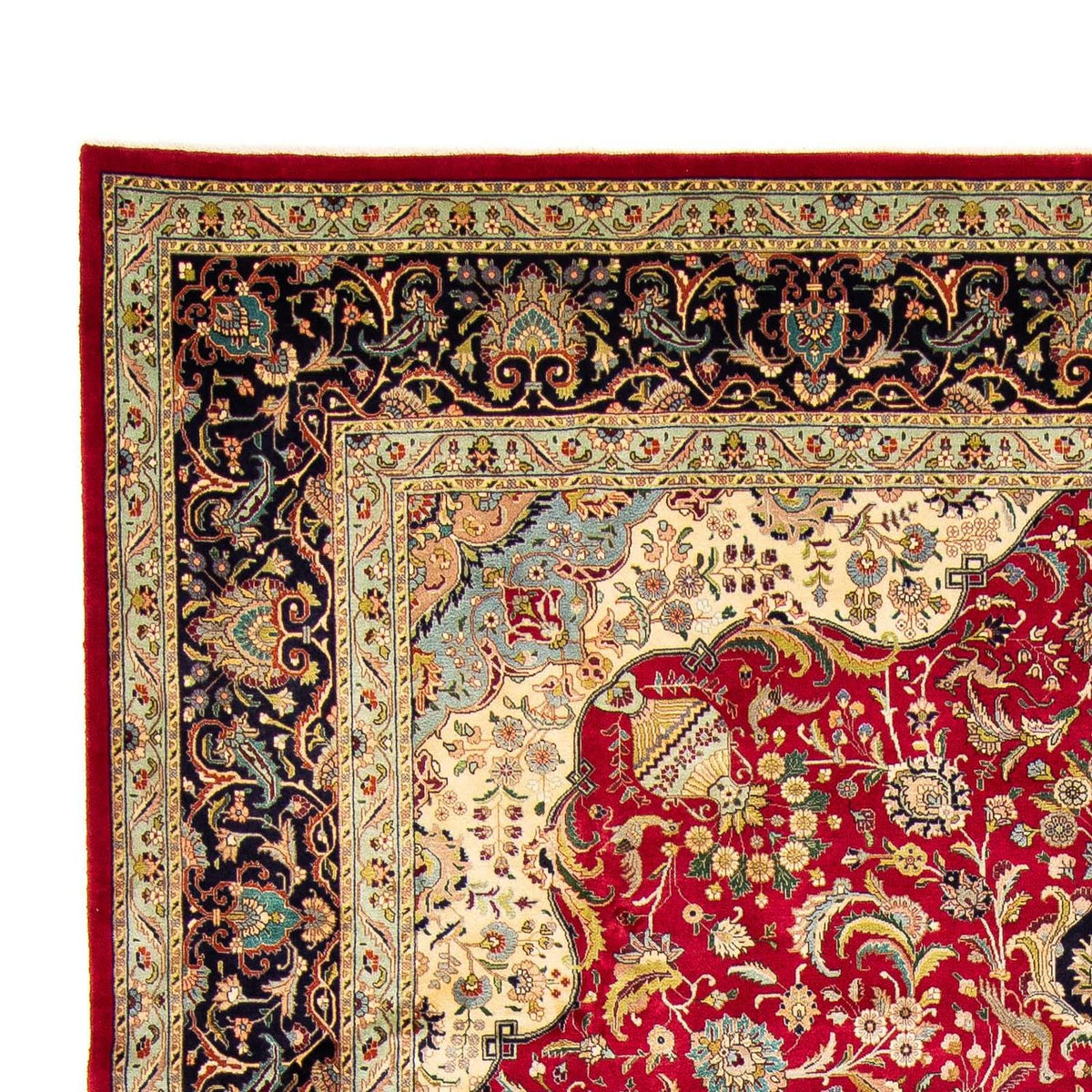 Tapis persan - Tabriz - 395 x 305 cm - rouge
