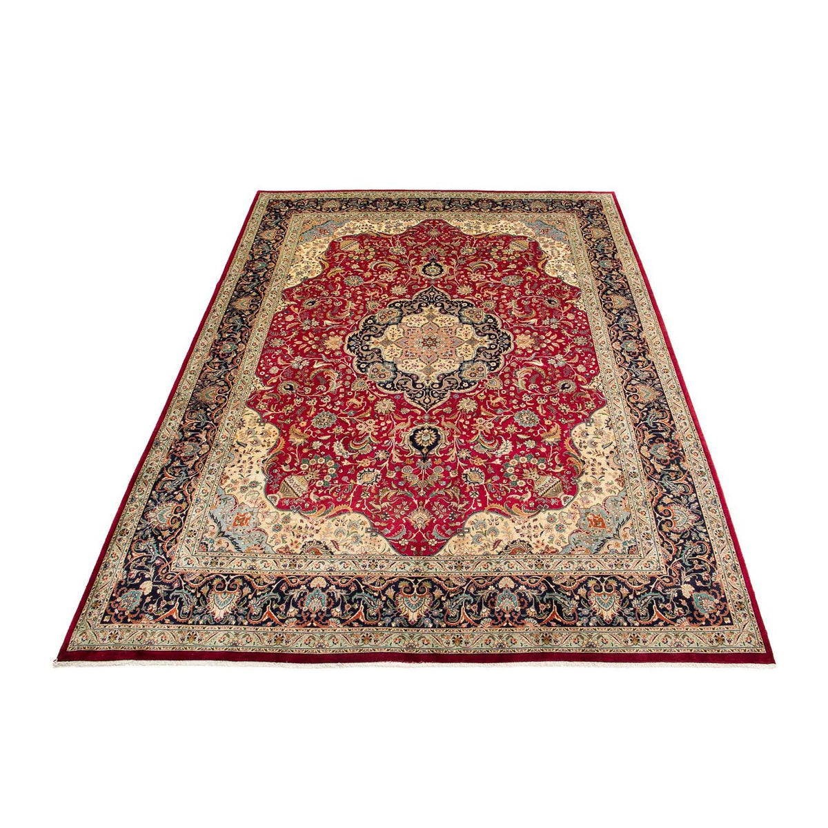 Tapis persan - Tabriz - 395 x 305 cm - rouge