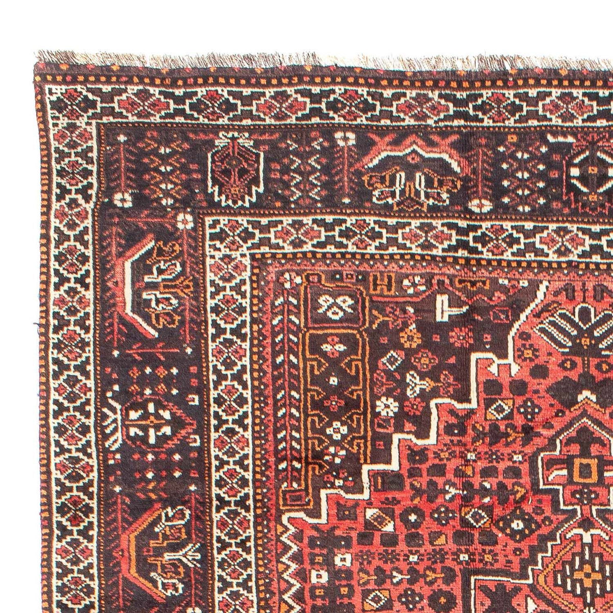 Tapis persan - Nomadic - 310 x 213 cm - rouge clair