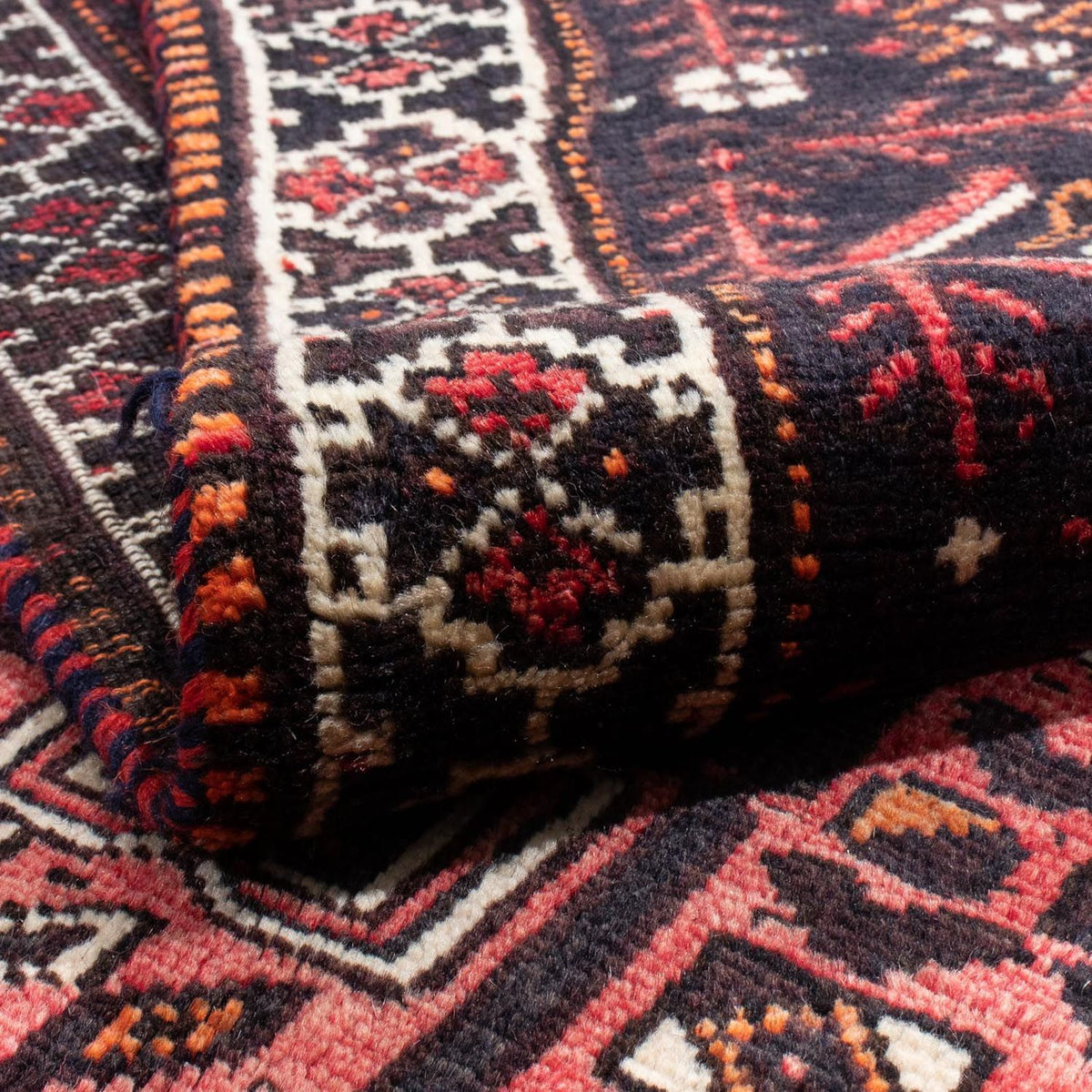 Tapis persan - Nomadic - 310 x 213 cm - rouge clair