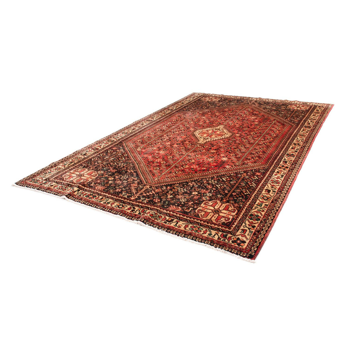 Tapis persan - Nomadic - 300 x 211 cm - rouge