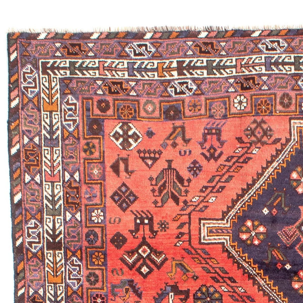 Tapis persan - Nomadic - 290 x 208 cm - rouge