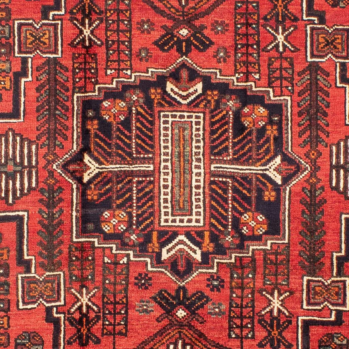 Tapis persan - Nomadic - 288 x 210 cm - rouge clair