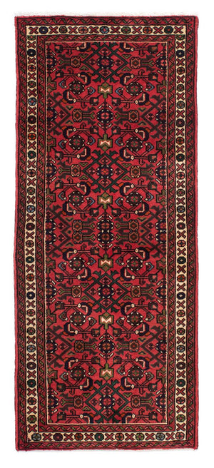 Tapis de couloir Tapis persan - Nomadic - 192 x 75 cm - rouge foncé