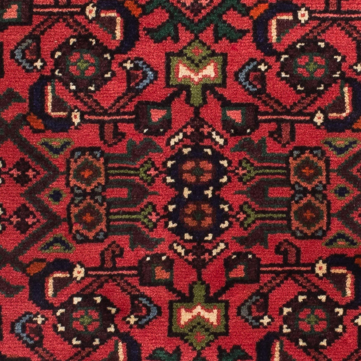 Tapis de couloir Tapis persan - Nomadic - 192 x 75 cm - rouge foncé