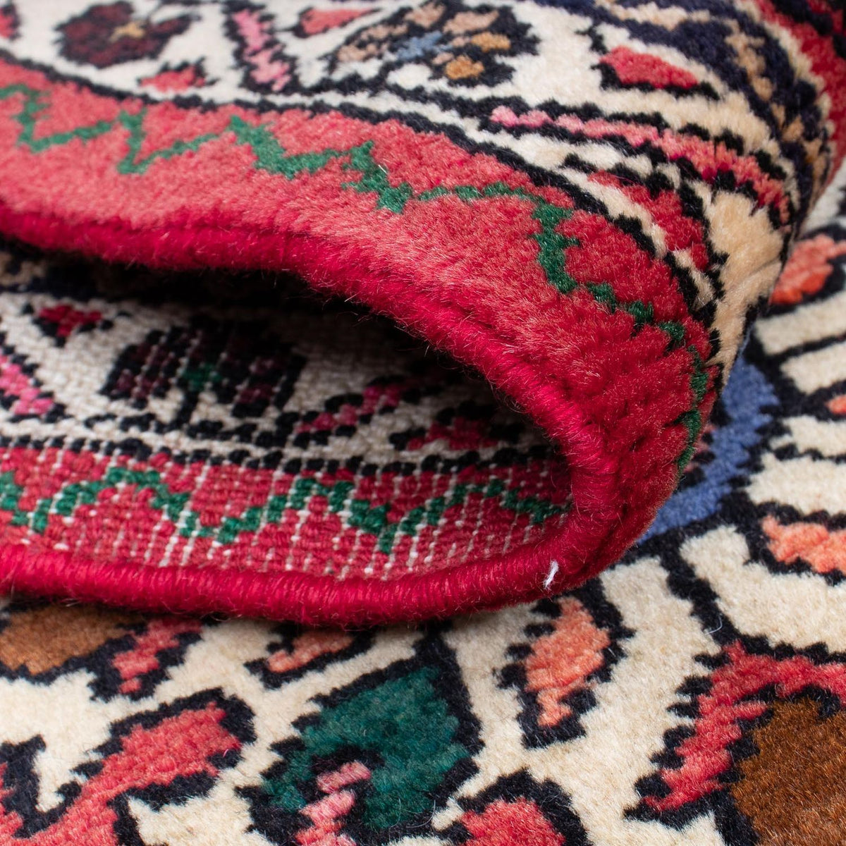 Tapis de couloir Tapis persan - Nomadic - 192 x 70 cm - rouge foncé