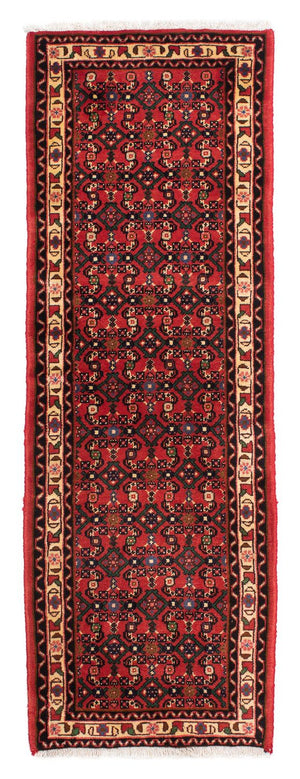 Tapis de couloir Tapis persan - Nomadic - 200 x 66 cm - rouge foncé