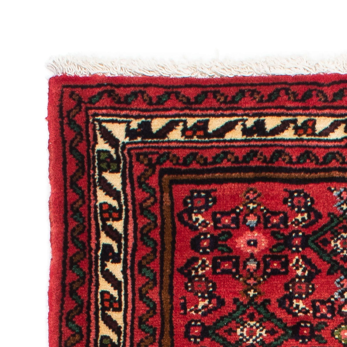 Tapis de couloir Tapis persan - Nomadic - 192 x 70 cm - rouge foncé