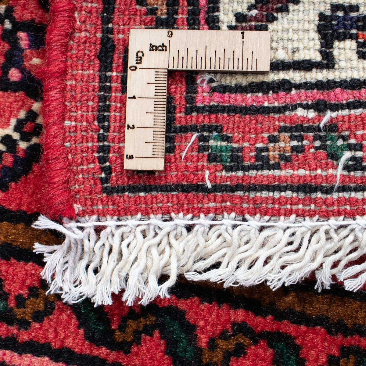 Tapis de couloir Tapis persan - Nomadic - 192 x 70 cm - rouge foncé