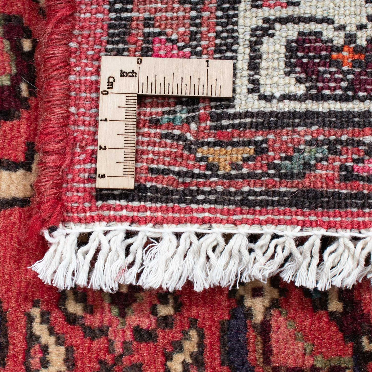Tapis de couloir Tapis persan - Nomadic - 200 x 78 cm - rouge foncé