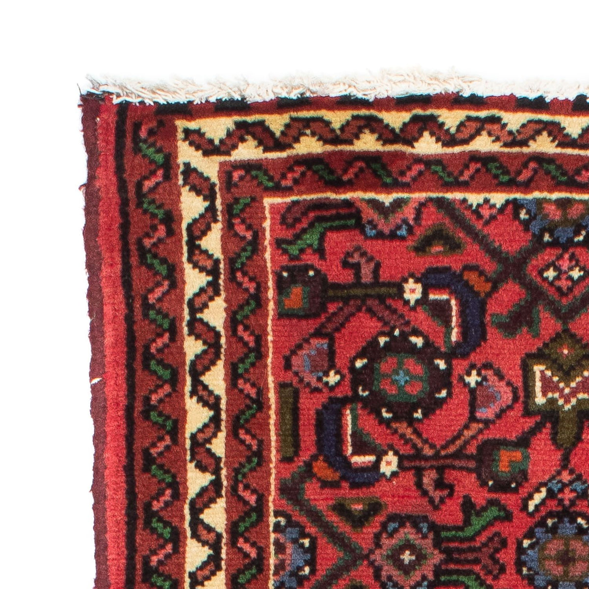 Tapis de couloir Tapis persan - Nomadic - 188 x 65 cm - rouge foncé