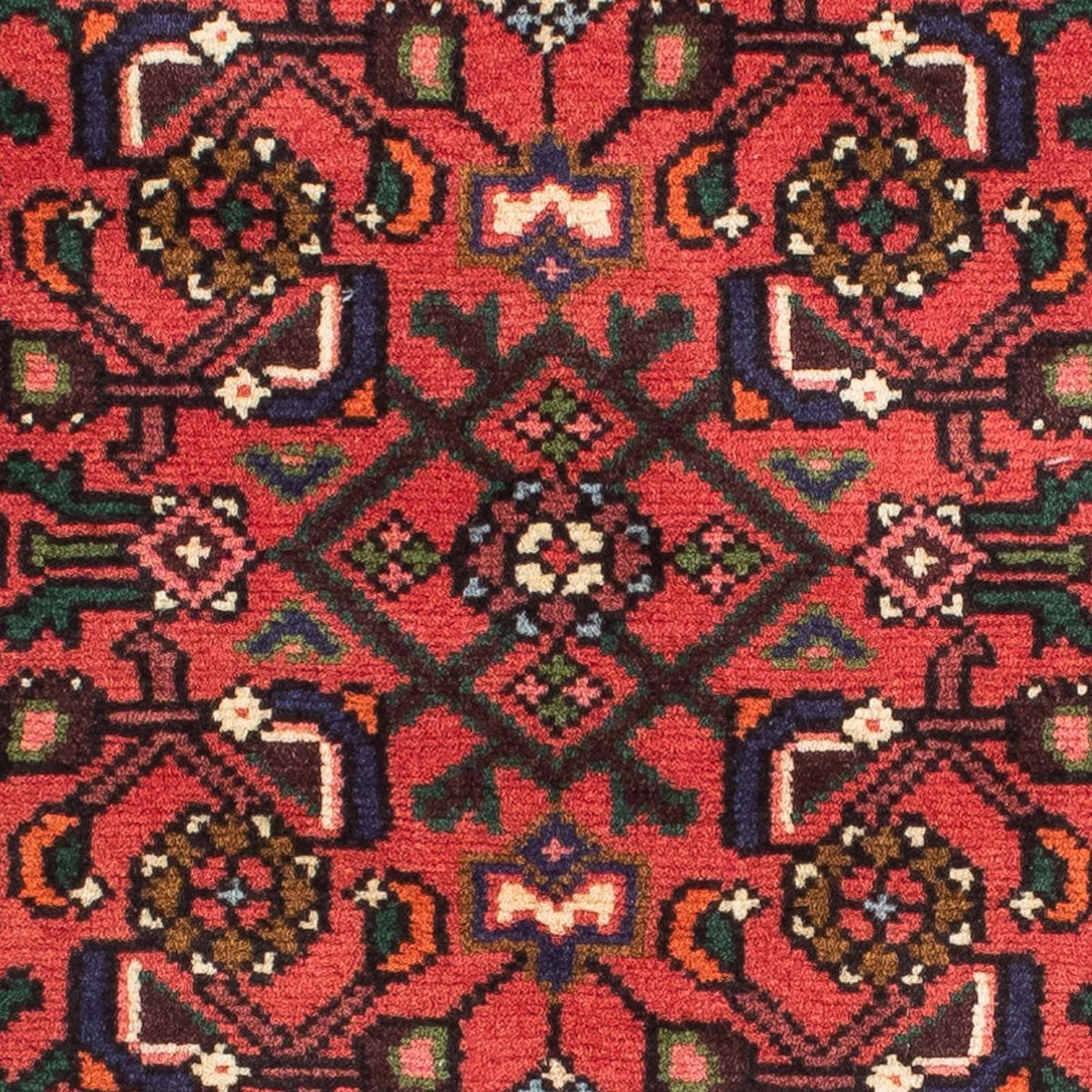 Tapis de couloir Tapis persan - Nomadic - 203 x 75 cm - rouge foncé